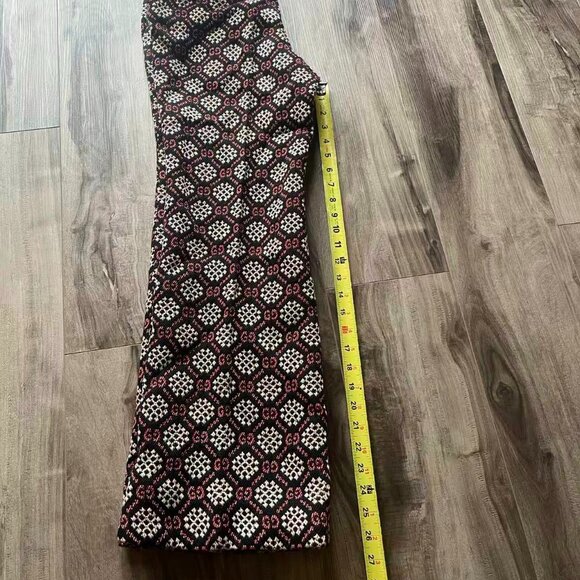 Authentic Gucci Logo Print Women Pants - Picture 6 of 8